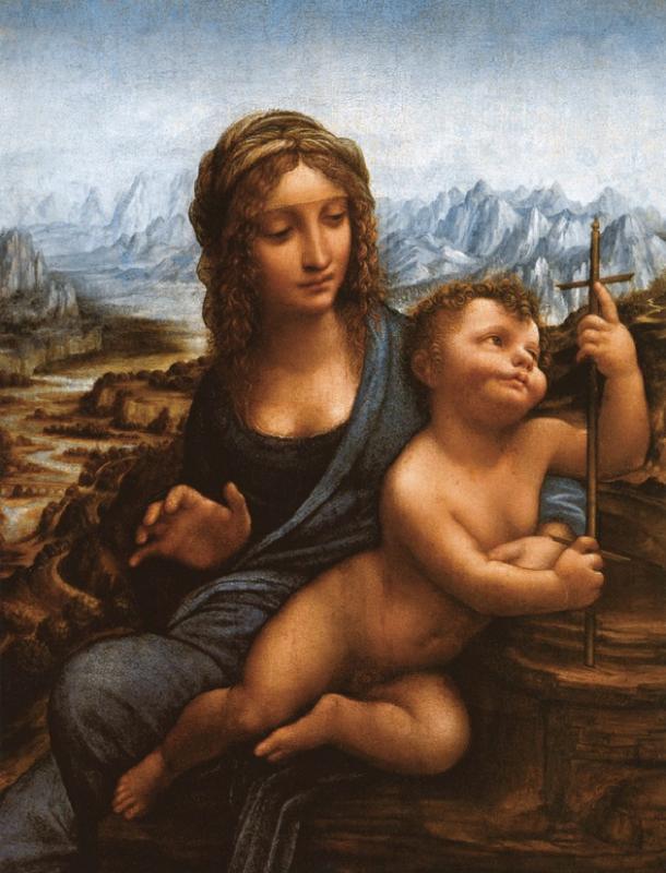 «Ұршық ұстаған Мадонна», Леонардо да Винчи (Нью-Йорк, жеке коллекция, 1501 ж.)