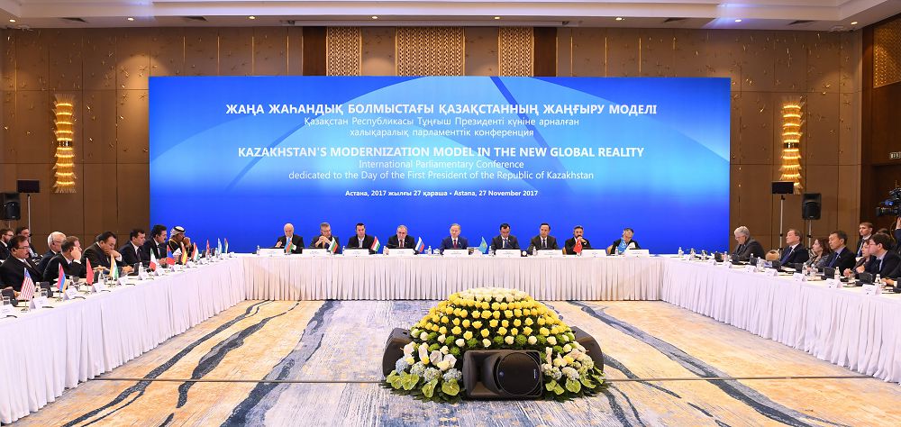 «Жаңа жаһан­дық болмыстағы Қазақ­станның жаңғыру моделі» атты парла­менттік конференция өтті