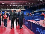 Президент Астанадағы үстел теннисі орталығына барды